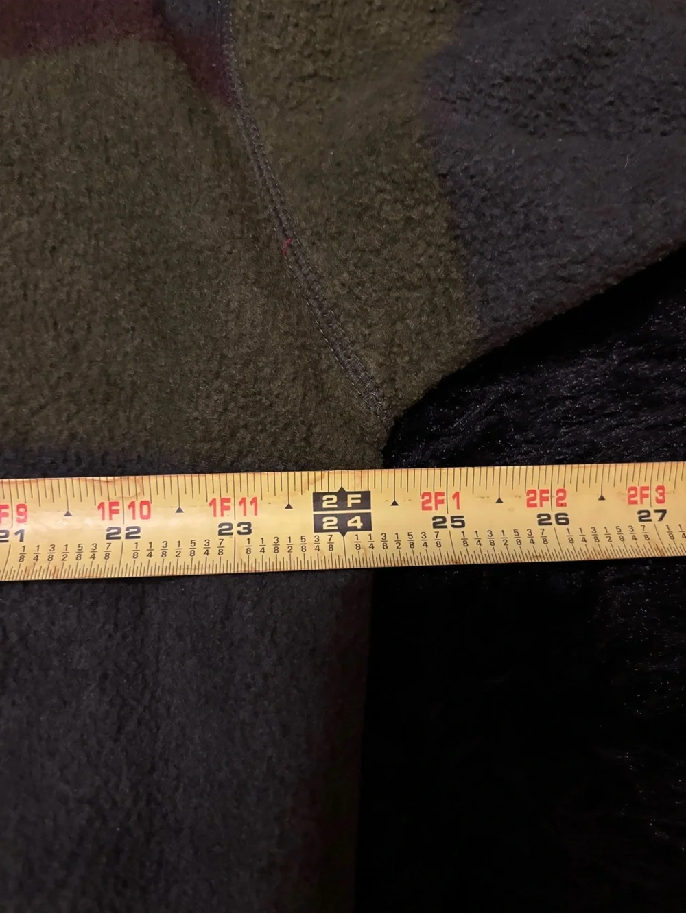Bugle Boy Olive, Gray & Brown Striped Quarter-Zip Sweater